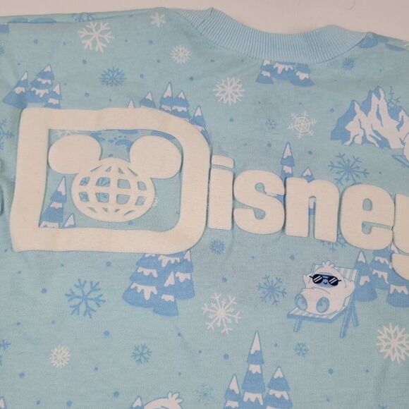 Disney Blue Yeti Spirit Jersey Long Sleeve Shirt Sz XS Unisex - Picture 4 of 11